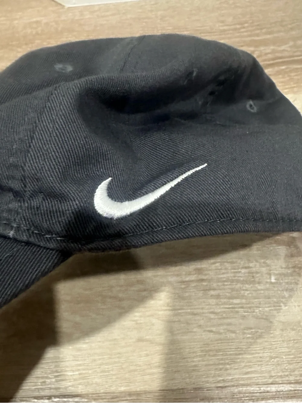 Nike Black Dad hat with Green & Purple EYBL Patch